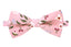 Men's Cotton Floral Print Bow Tie, Light Pink (Color F29)