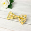 Men's Cotton Floral Print Bow Tie, Yellow (Color F61)