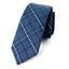 Men's Navy Plaid Tie (Color 01)