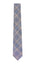 Men's Blue/Orange Plaid Tie (Color 09)