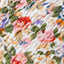 Men's Salt Shrinking Seersucker Cotton Floral Print Bow Tie, Orange (Color FS04)