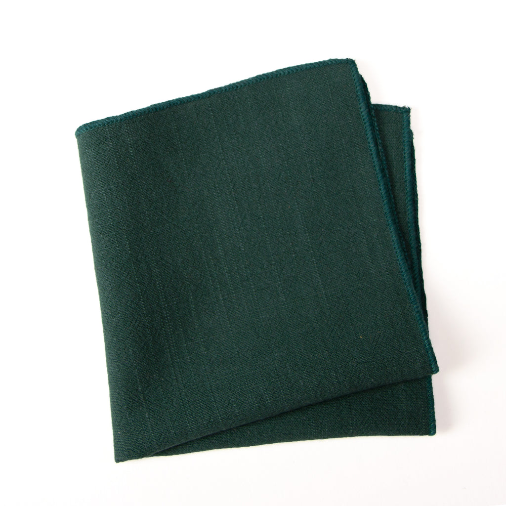 Men's Linen Blend Pocket Square Handkerchief