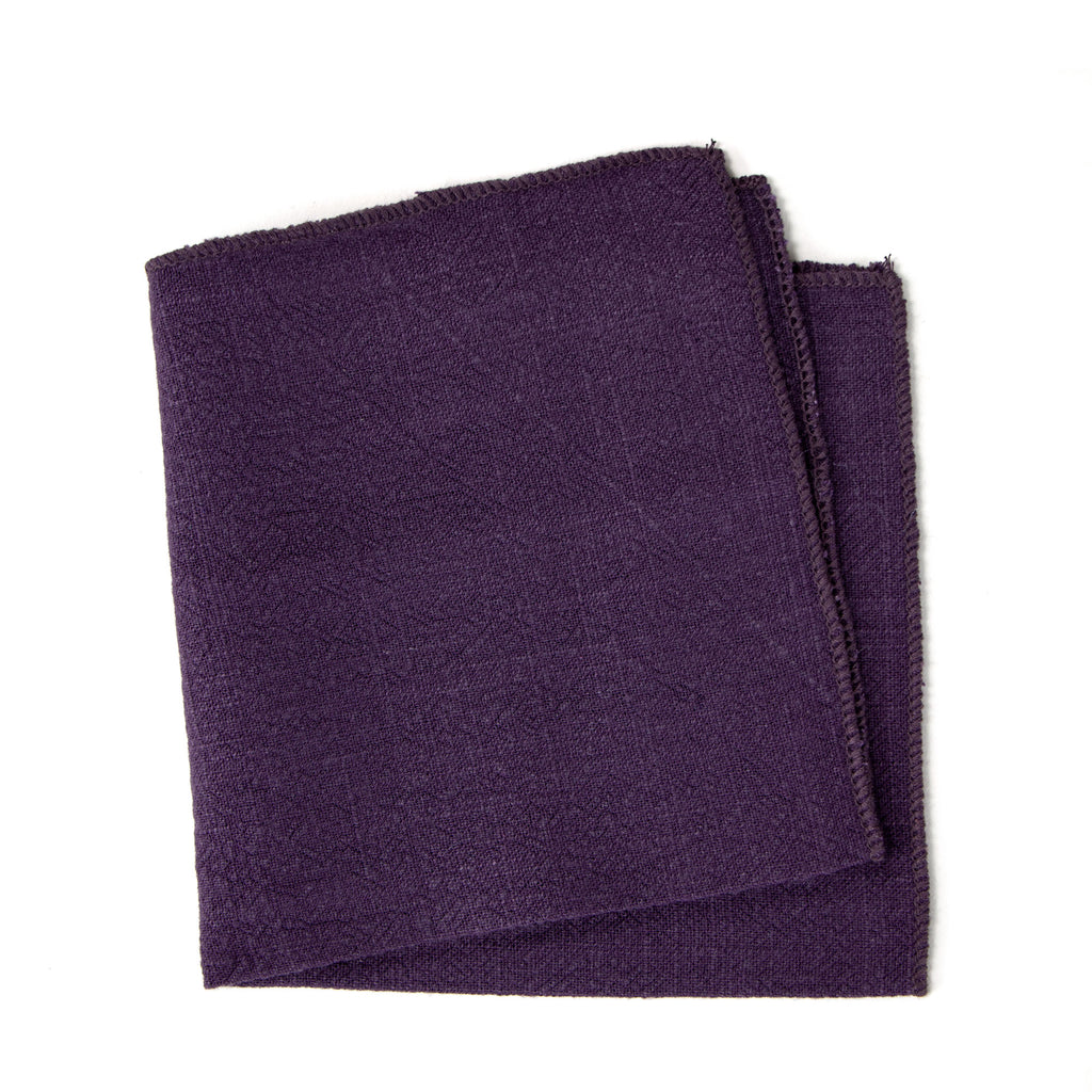 Men's Linen Blend Pocket Square Handkerchief