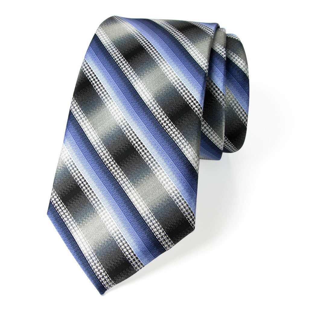 Retreez Men's Microfiber Pin Stripe Necktie - 3.15 Inch Width, 58 Inch Length, 100% Polyester