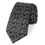 Men's Small Floral Pattern Microfiber Woven Tie