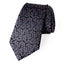 Men's Small Floral Pattern Microfiber Woven Tie