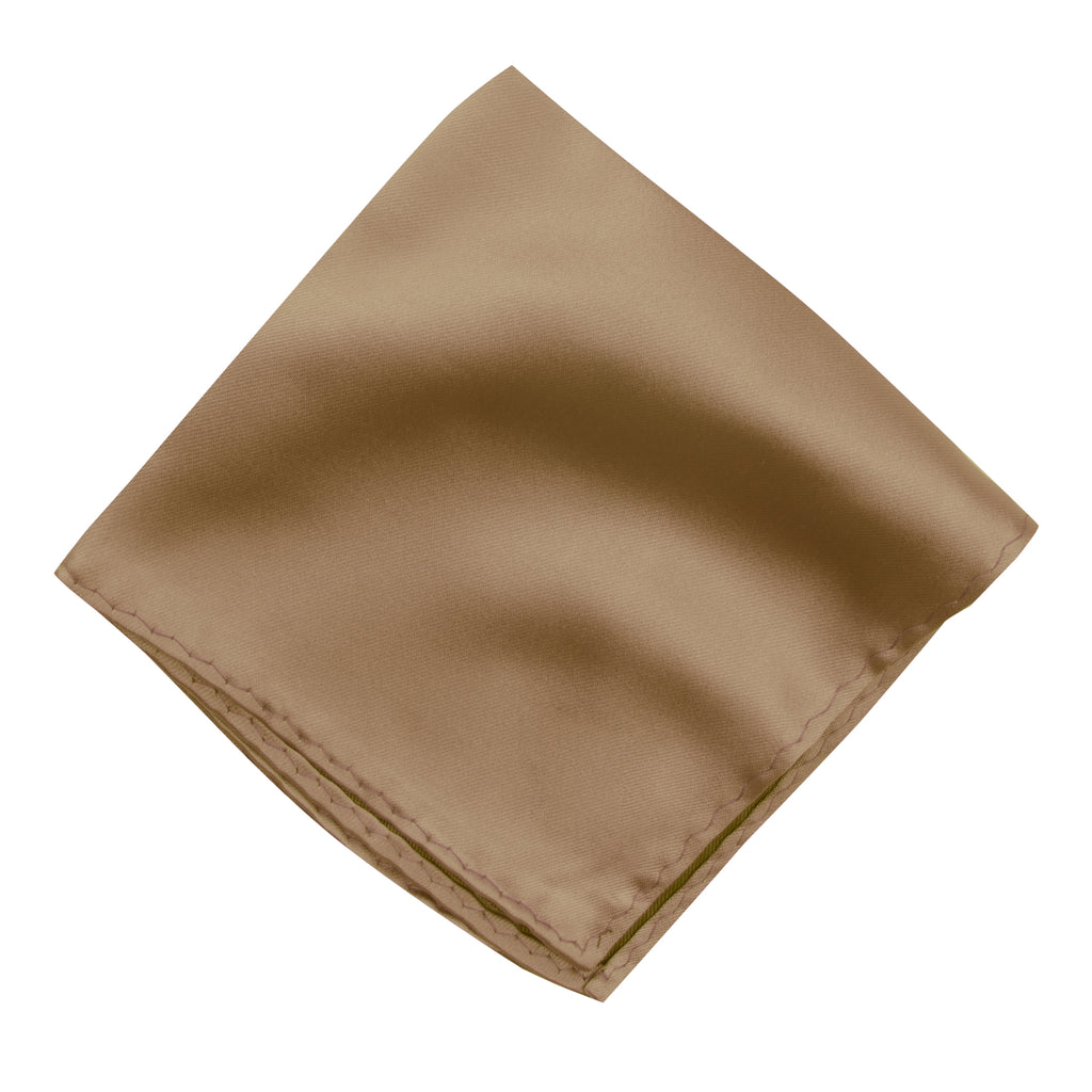 Cinnamon Orange Plain Slub Tie & Pocket Square Set By Van Buck | Orange Wedding Tie – Van Buck England