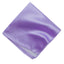 men's dusty lavender purple solid color satin microfiber handkerchief hanky pocket square