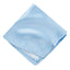 men's light blue baby blue solid color satin microfiber handkerchief hanky pocket square