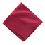 men's red solid color satin microfiber handkerchief hanky pocket square