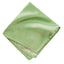 men's sage green solid color satin microfiber handkerchief hanky pocket square