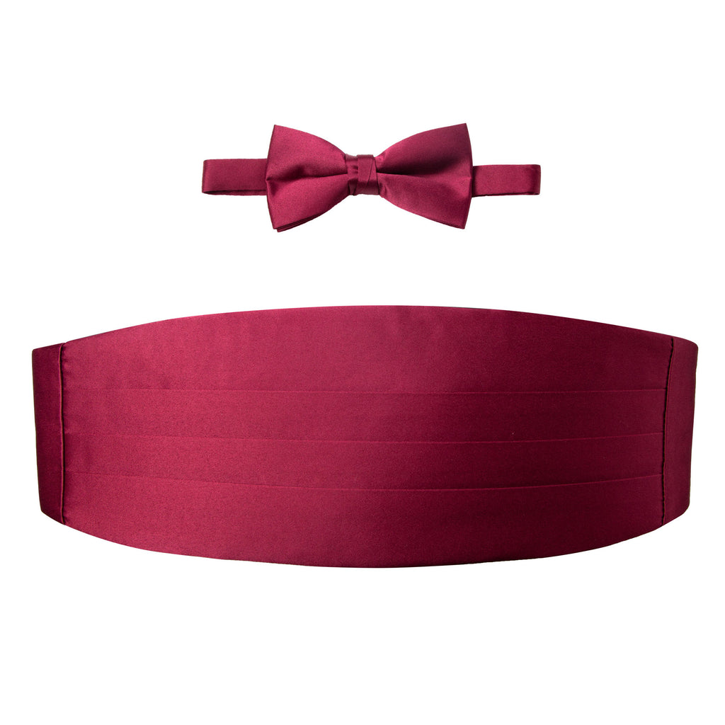 Burgundy and green bow tie Men's accessories Neckties Wedding