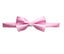 men's light pink solid color satin microfiber bow tie