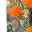 Men's Woven Microfiber Glen Plaid Floral with Faux Down Feather Fuzz Necktie