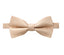 Men's Leather Texture Woven Bow Tie