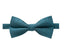 Men's Leather Texture Woven Bow Tie