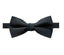 Men's Leather Texture Woven Bow Tie