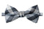 Men's Checkered Black Patterned Bow Tie (Color 01)
