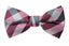 Men's Checkered Red Patterned Bow Tie (Color 03)