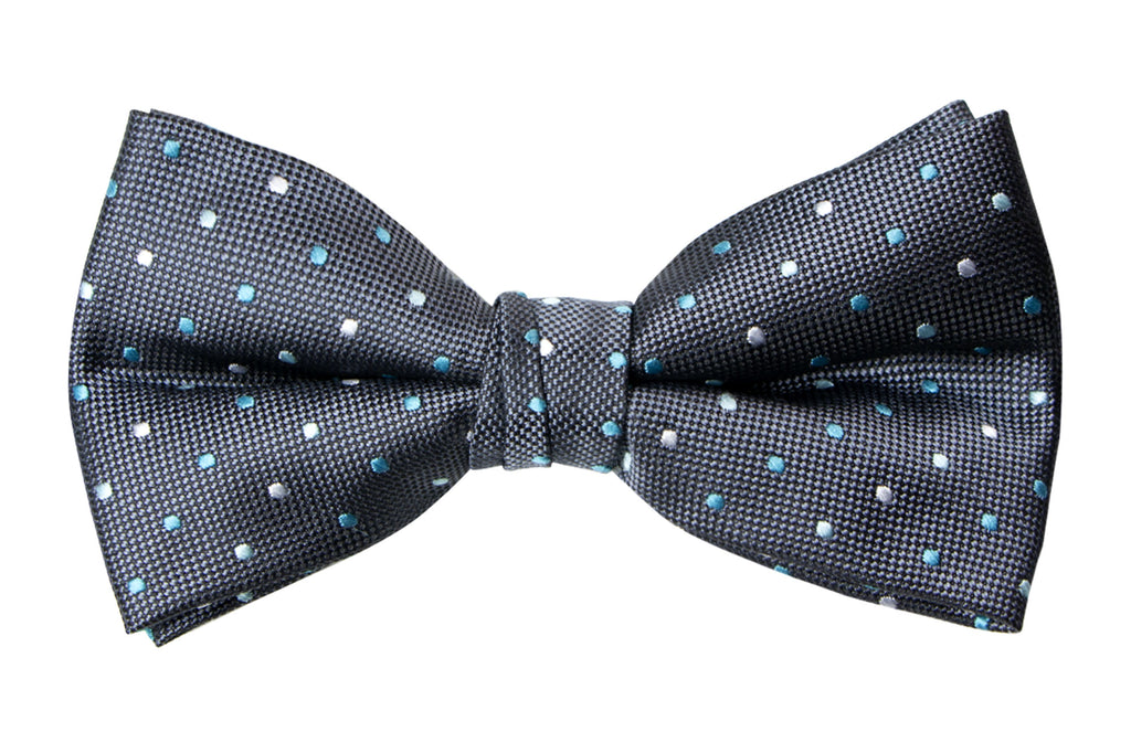 Men's Turquoise Patterned Bow Tie (Color 09)