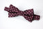 Men's Burgundy Patterned Bow Tie (Color 10)