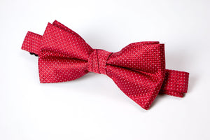 Men's Red Patterned Bow Tie (Color 14)