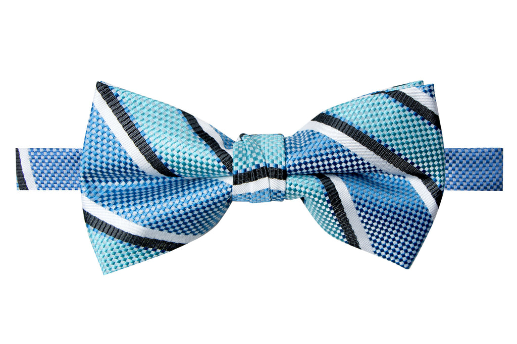 Men's Turquoise Patterned Bow Tie (Color 29)