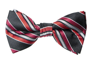 Men's Black/Red Patterned Bow Tie (Color 35)