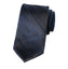 men's navy blue dotted patterned necktie tie