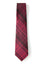 men's red dotted patterned necktie tie