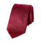 men's red dotted patterned necktie tie