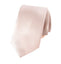 men's blush pink baby pink dotted patterned necktie tie