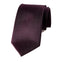 men's eggplant dark purple leather texture patterned necktie tie