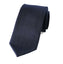 men's navy blue leather texture patterned necktie tie