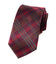 men's red plaid patterned necktie tie