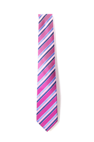 men's blue pink patterned necktie tie