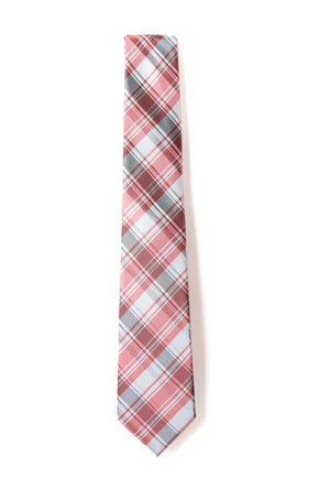 men's pink grey gray patterned necktie tie