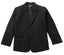 boys' black classic fit five-piece dress suit set jacket