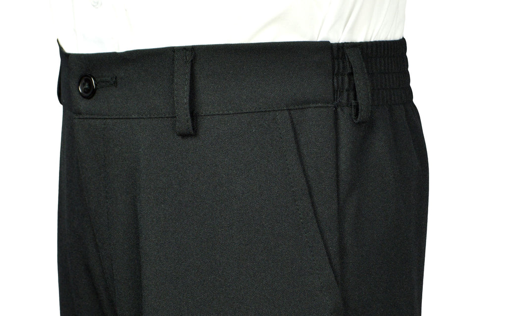 boys' black pants for classic fit five-piece dress suit set