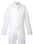 boys' white classic fit five-piece dress suit set without jacket