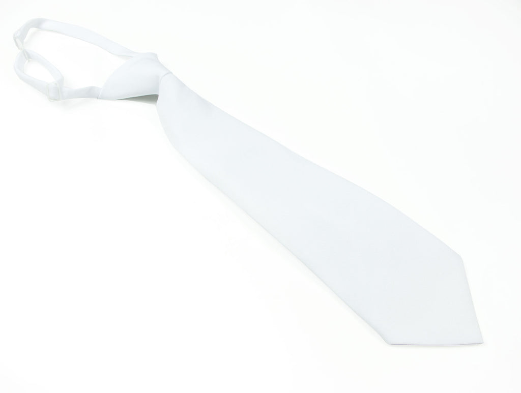 boys' white necktie for classic fit five-piece dress suit set