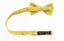 Boys' Cotton Floral Bow Tie, Mustard (Color F40)