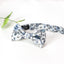 Boys' Floral Cotton Suspenders and Bow Tie Set, Steel Blue (Color F54)