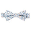 Boys' Cotton Floral Pre-tied Bow Tie, Steel Blue (Color F67)