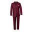 Boys' Burgundy 3-Piece Slim Fit Suit Set