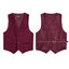 Boys' Burgundy 3-Piece Slim Fit Suit Set