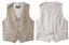 Boys' Tan Four Button Suit Vest Waistcoat
