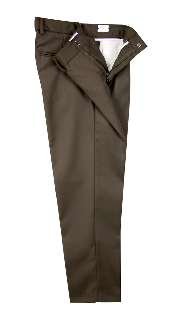 boys brown dress pants Boys' Brown Flat Front Dress Pants SPRING NOTION