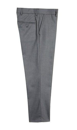 Boys' Grey-C Flat Front Dress Pants