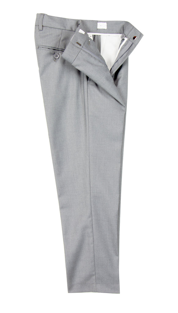 Boys' Light Grey-C Flat Front Dress Pants